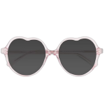 heart crystal light pink sunglasses eyeglasses