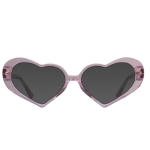 heart crystal pink eyeglasses sunglasses