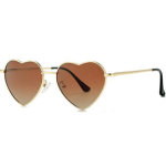 lana del rey chloe milane lookalike brown heart sunglasses