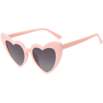 lana del rey light pink heart sunglasses