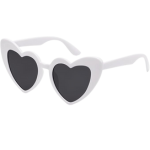 lana del rey retro vintage white heart sunglasses