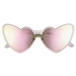 pink heart shaped sunglasses