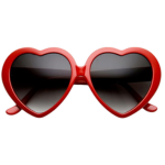 taylor swift red heart sunglasses 52mm